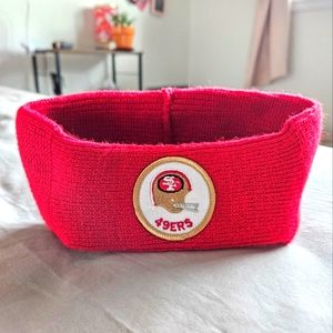 SF 49ers Knit Logo Headband/Earwarmer